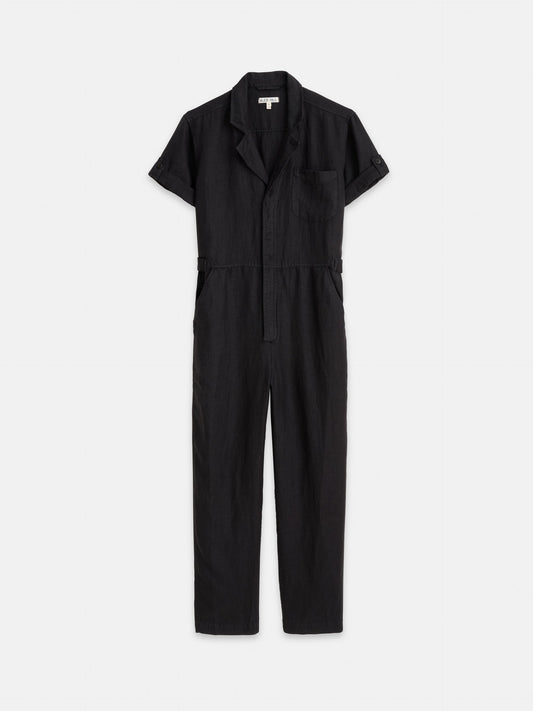 Alex Mill Jumpsuit in Linen Black