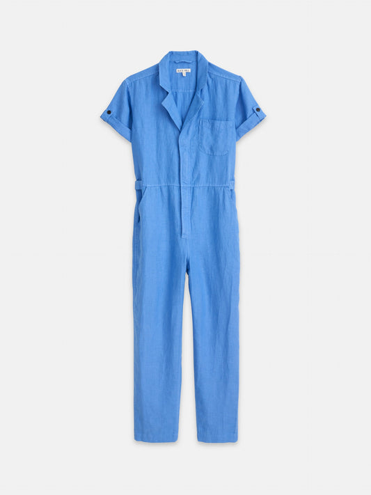 Alex Mill Jumpsuit in Linen French Blue
