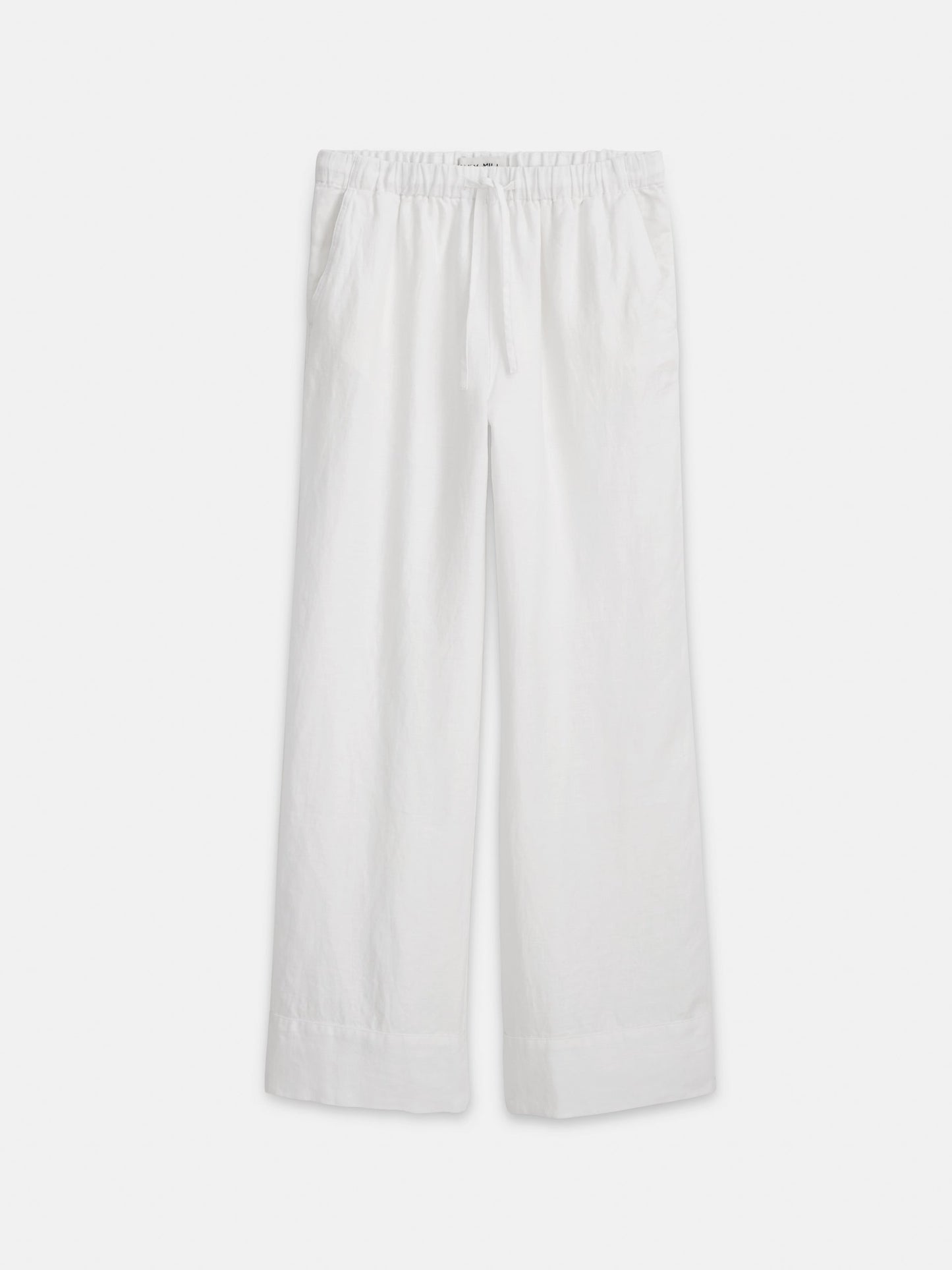 Alex Mill Riley Pant In Linen Off White