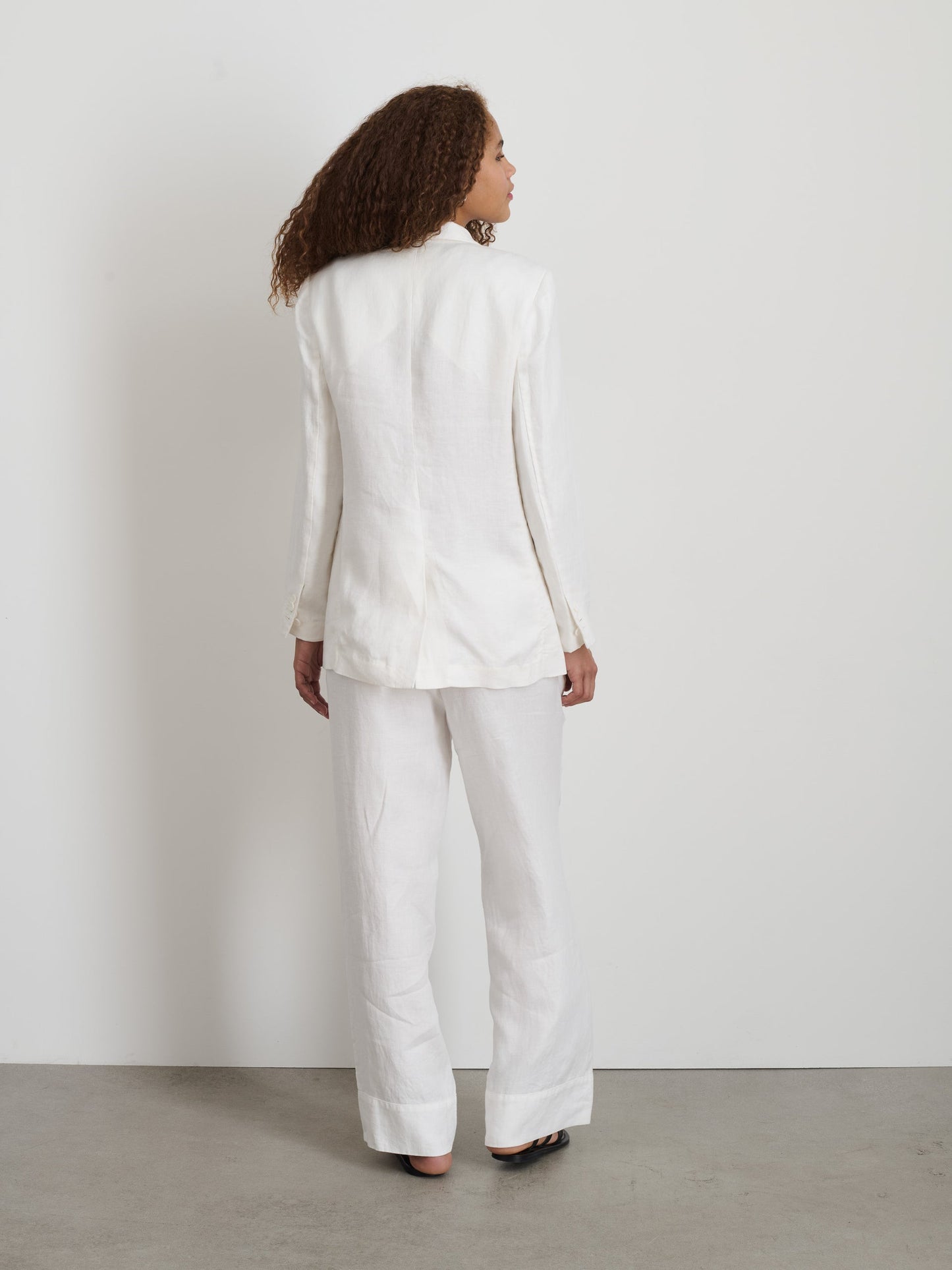 Alex Mill Riley Pant In Linen Off White
