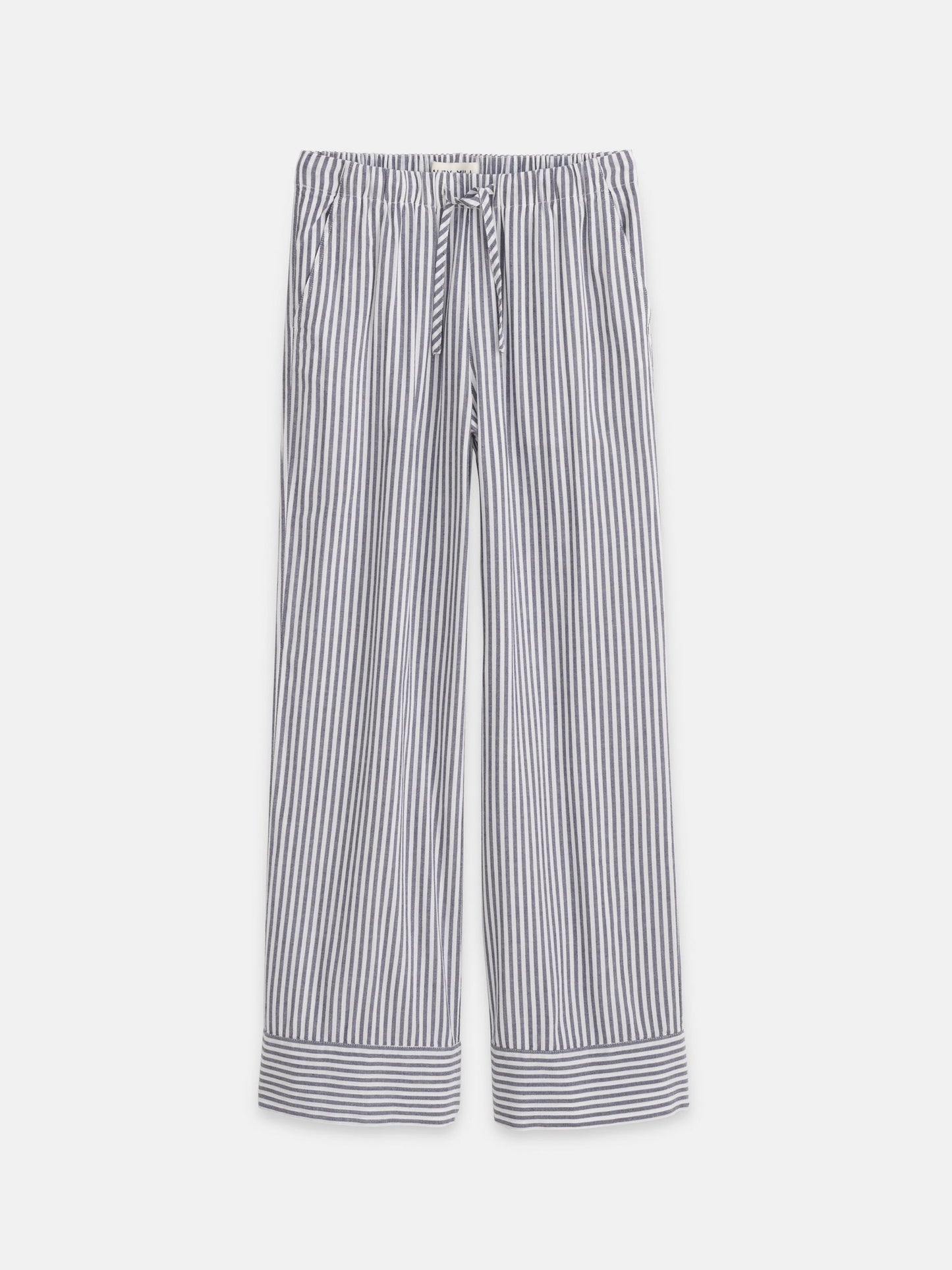 Alex Mill Riley Pant In Stripe Blue/White