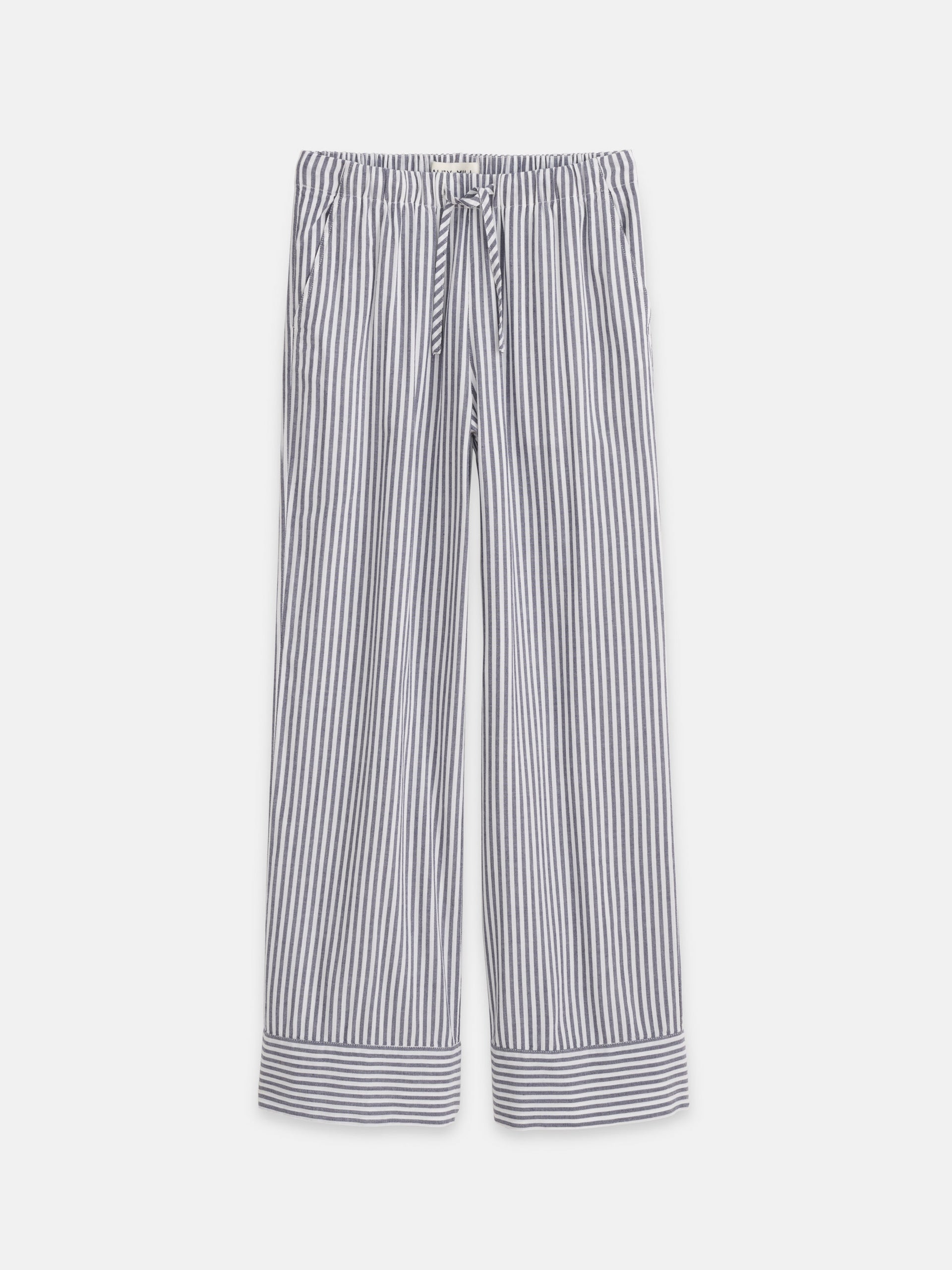 Alex Mill Riley Pant In Stripe Blue/White