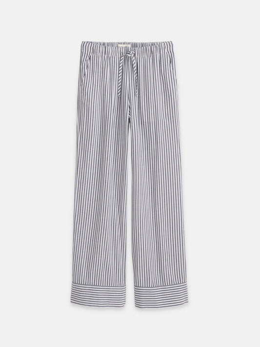 Alex Mill Riley Pant In Stripe Blue/White