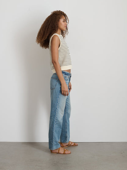 Alex Mill Bridget Striped Vest In Cotton