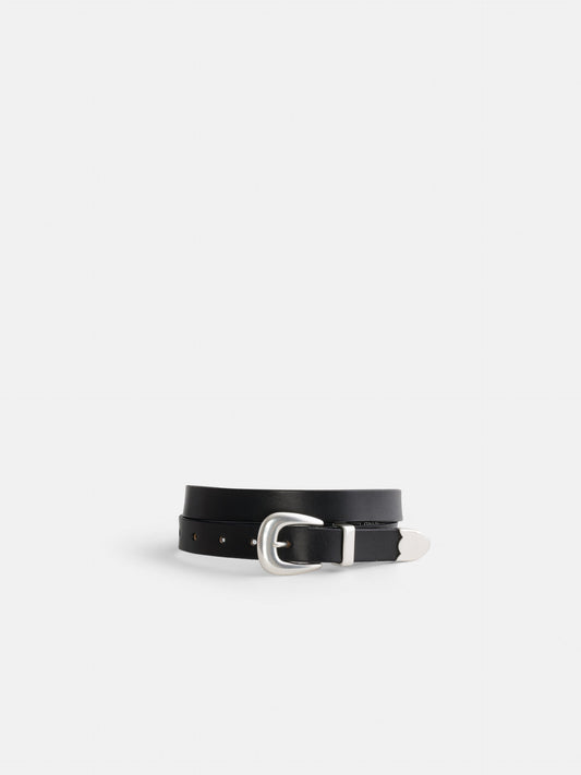 Alex Mill Maximum Henry Slim 3 Piece Belt Black