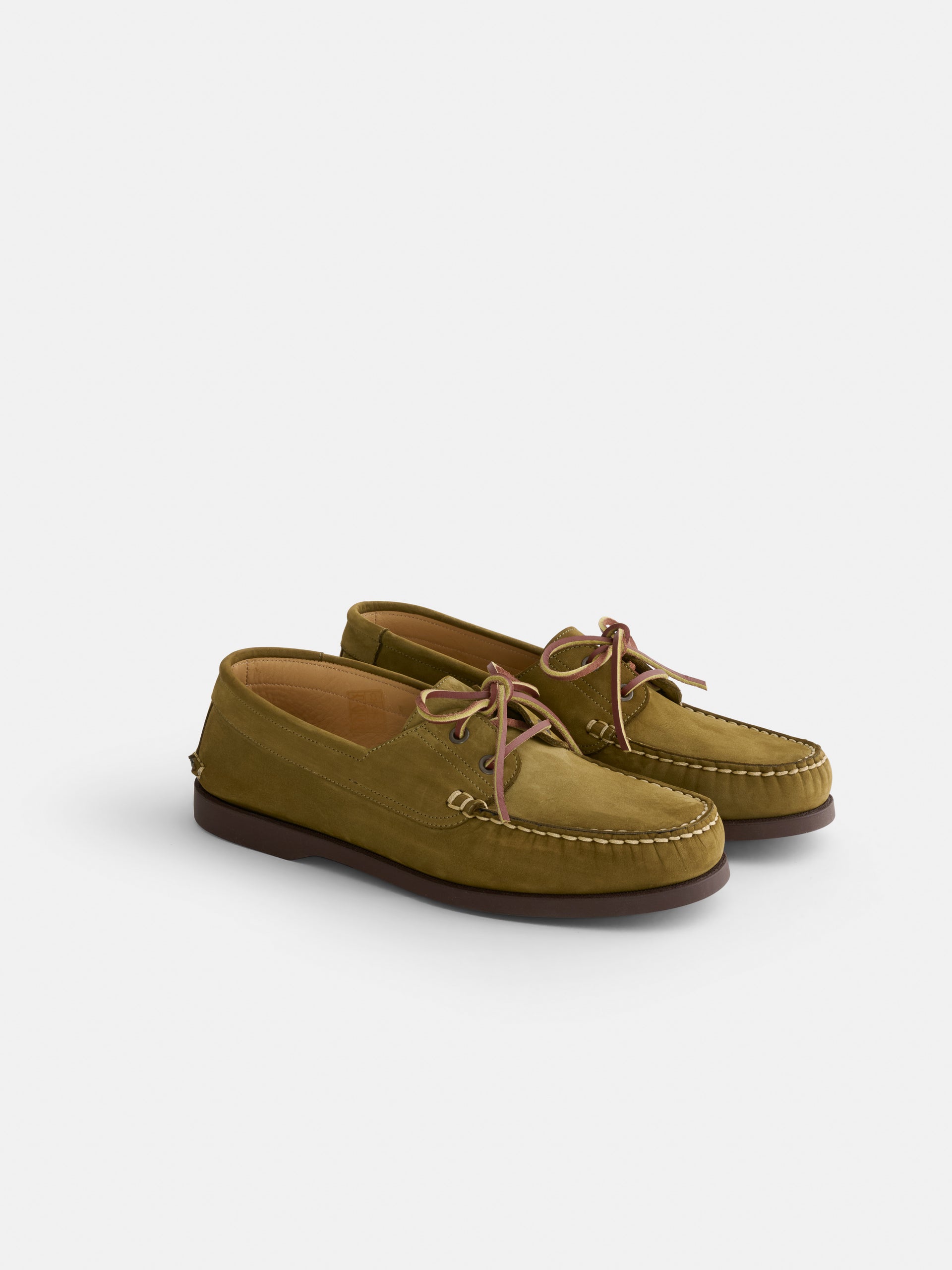 Alex Mill Sesa x Alex Mill Tampa Boat Shoe Brother Olive