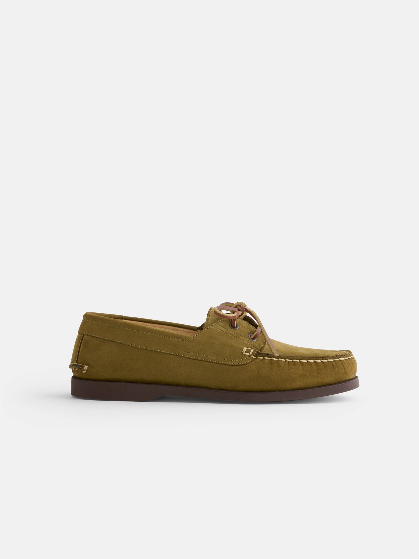Alex Mill Sesa x Alex Mill Tampa Boat Shoe Brother Olive
