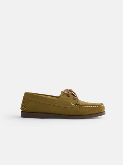 Alex Mill Sesa x Alex Mill Tampa Boat Shoe Brother Olive