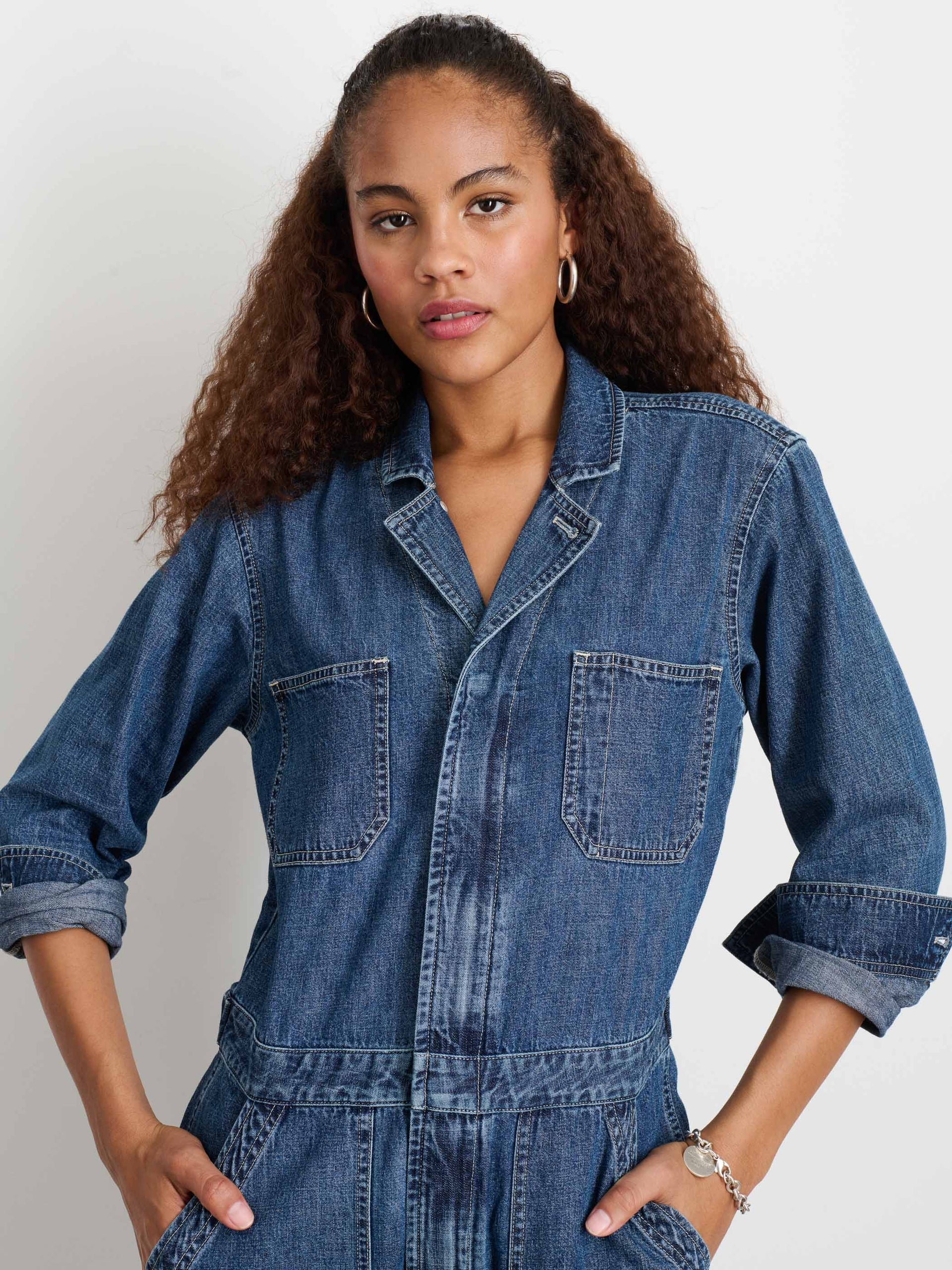 Alex Mill Shoreditch Jumpsuit in Denim