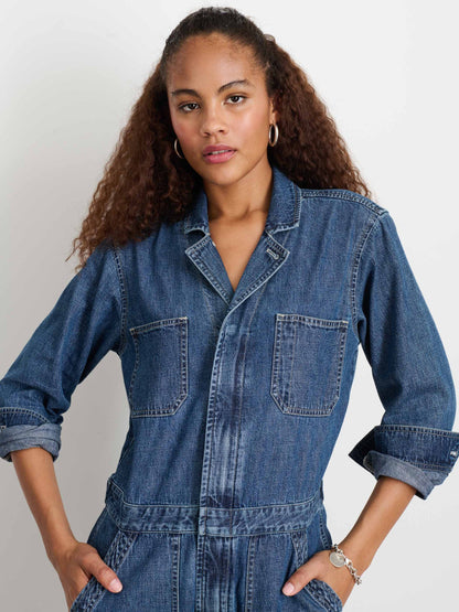 Alex Mill Shoreditch Jumpsuit in Denim