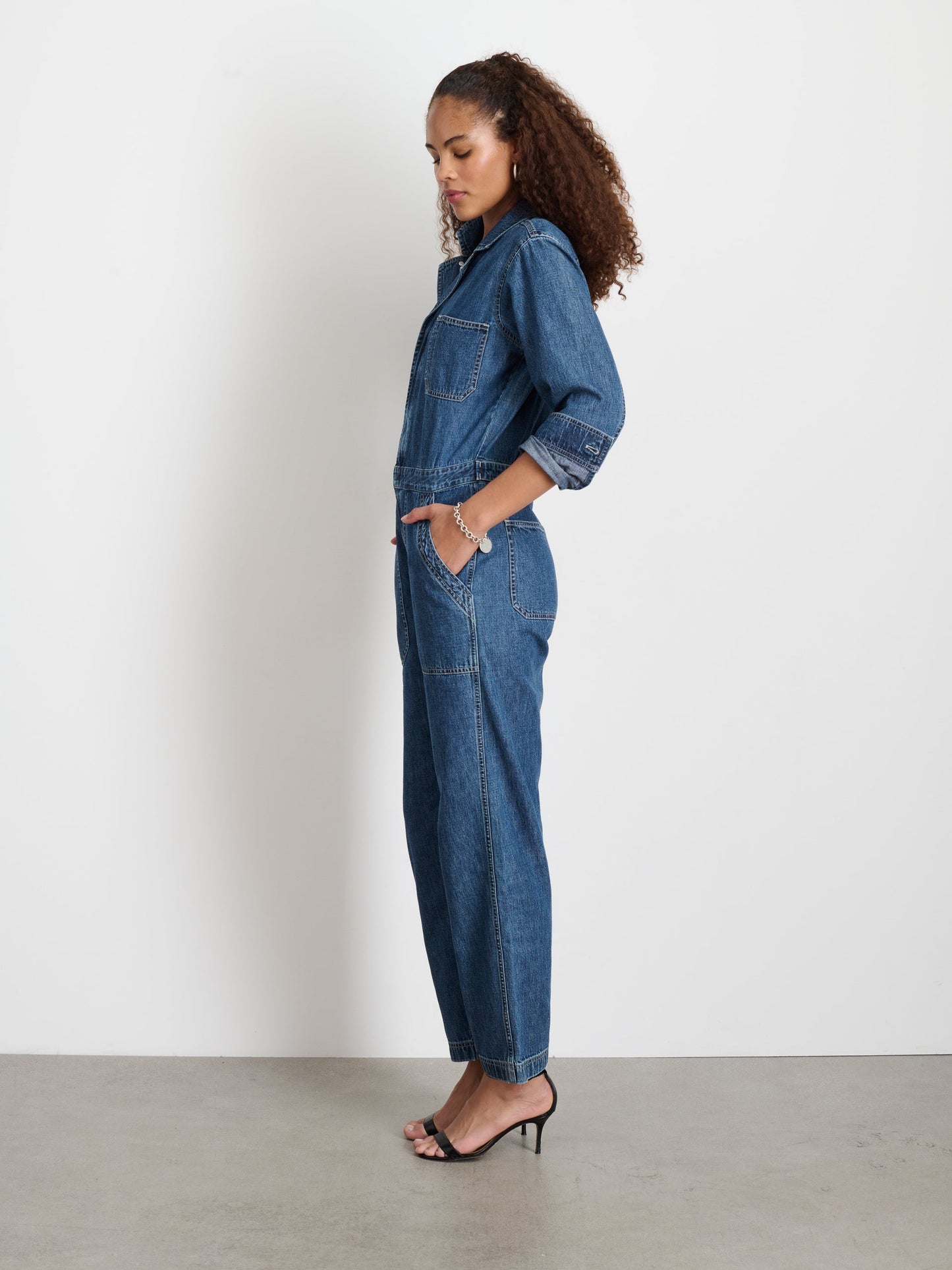 Alex Mill Shoreditch Jumpsuit in Denim