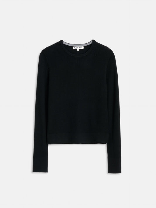 Alex Mill Ava Sweater Tee Black