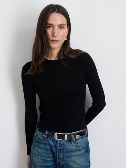 Alex Mill Ava Sweater Tee Black
