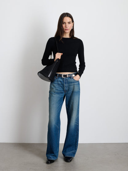 Alex Mill Ava Sweater Tee Black