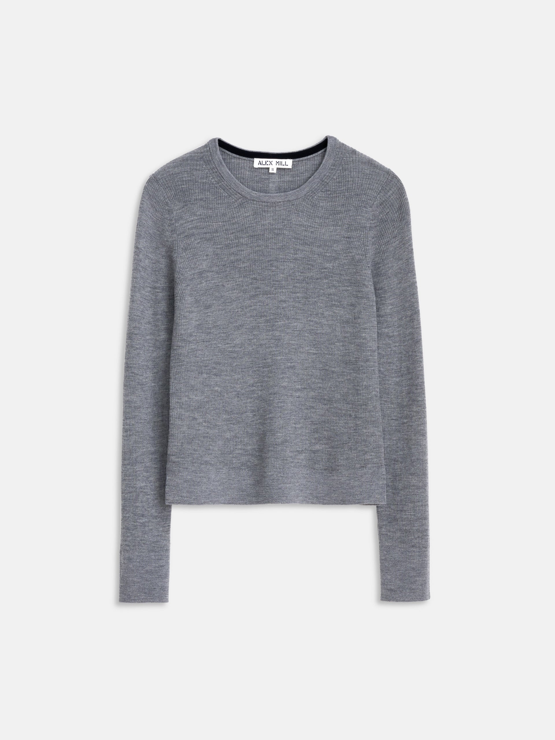 Alex Mill Ava Sweater Tee Heather Grey