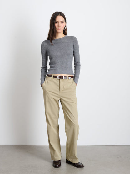 Alex Mill Ava Sweater Tee Heather Grey