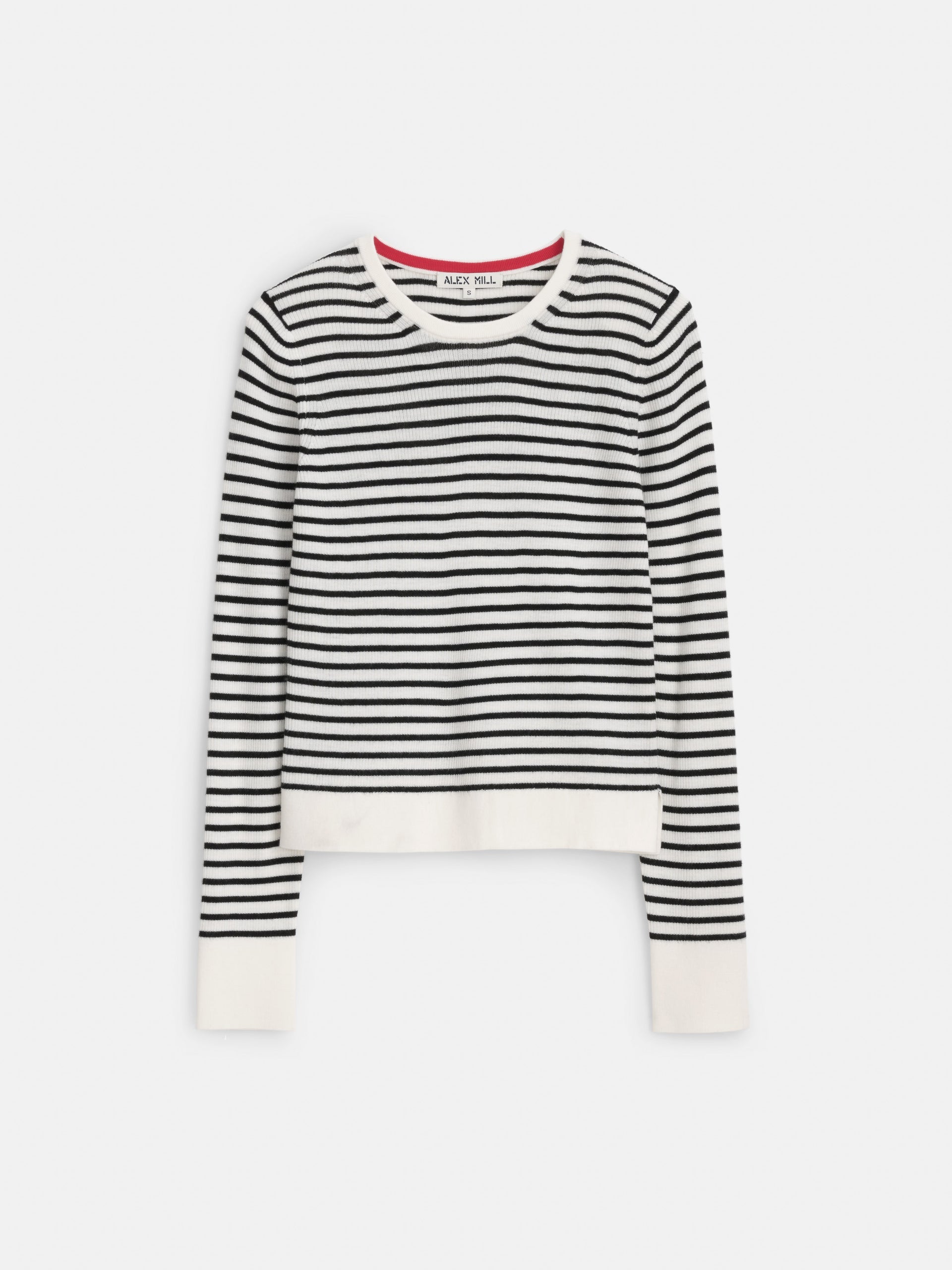 Alex Mill Ava Striped Sweater Tee Ivory/Black