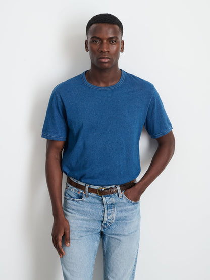 Alex Mill Standard T-Shirt in Indigo Slub Cotton