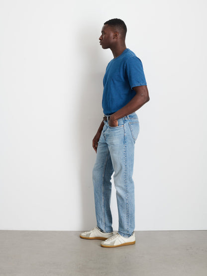 Alex Mill Standard T-Shirt in Indigo Slub Cotton