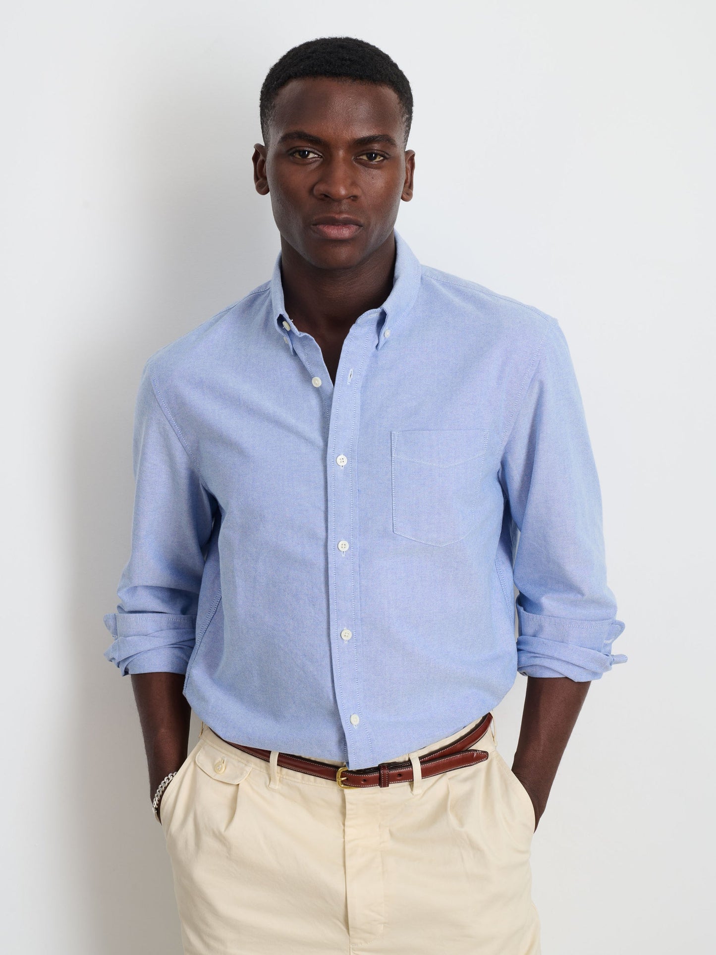 Alex Mill Mill Shirt in Oxford Blue