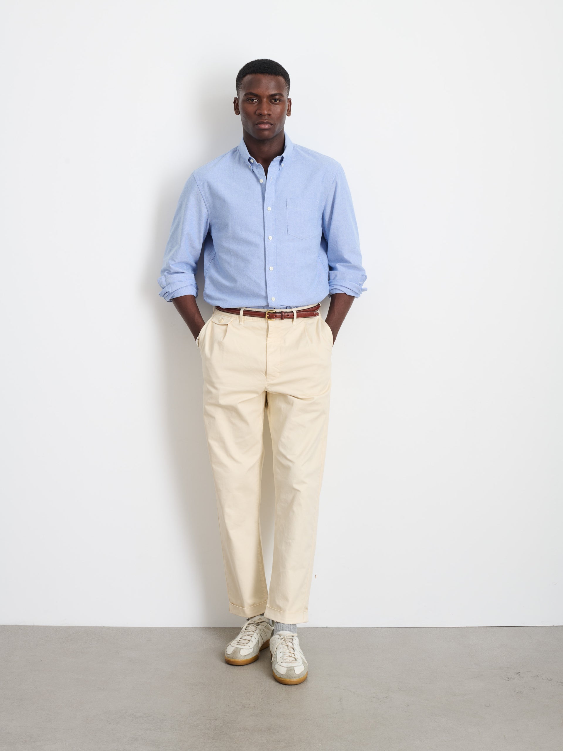 Alex Mill Mill Shirt in Oxford Blue