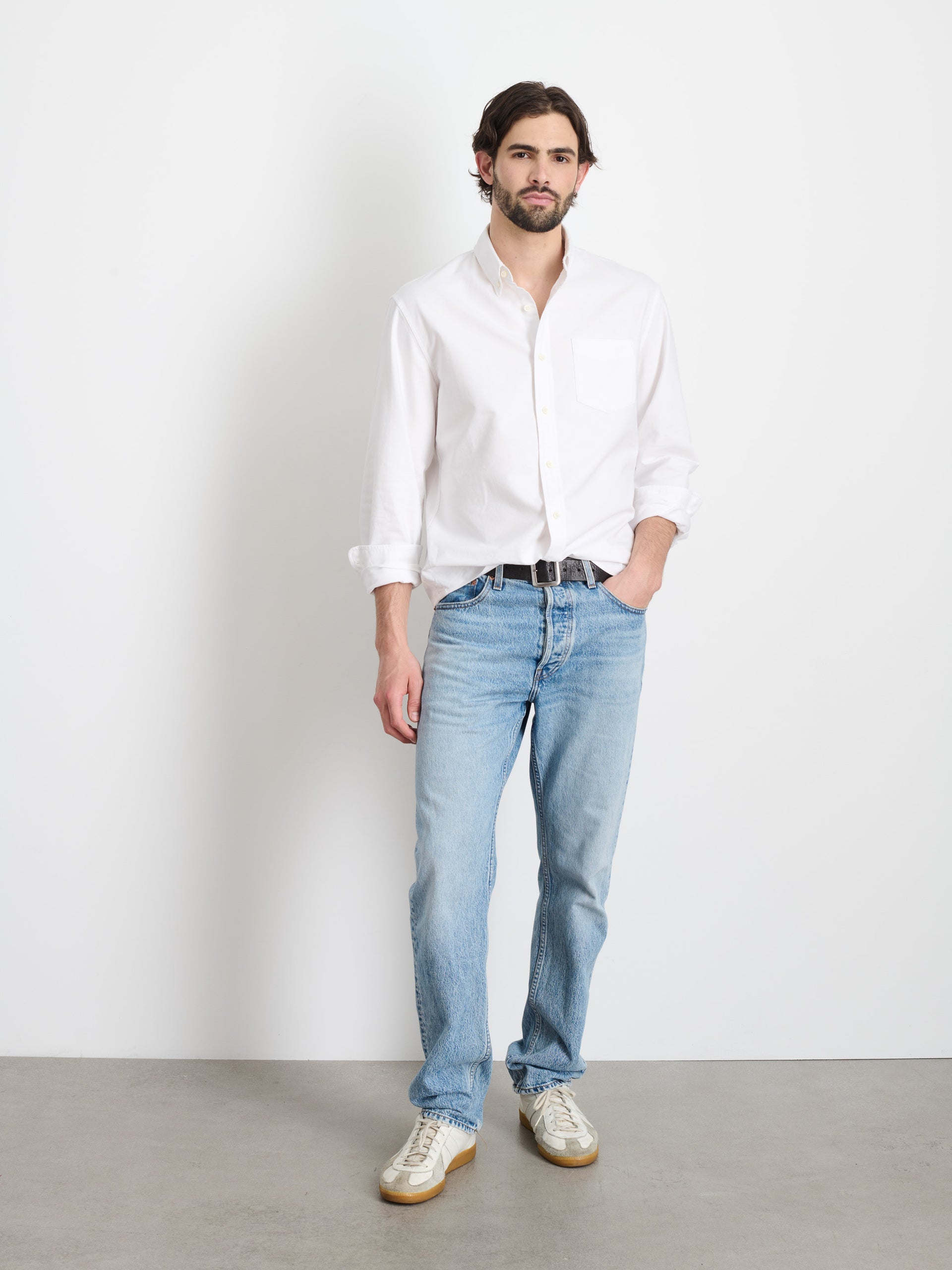 Alex Mill Mill Shirt in Oxford White