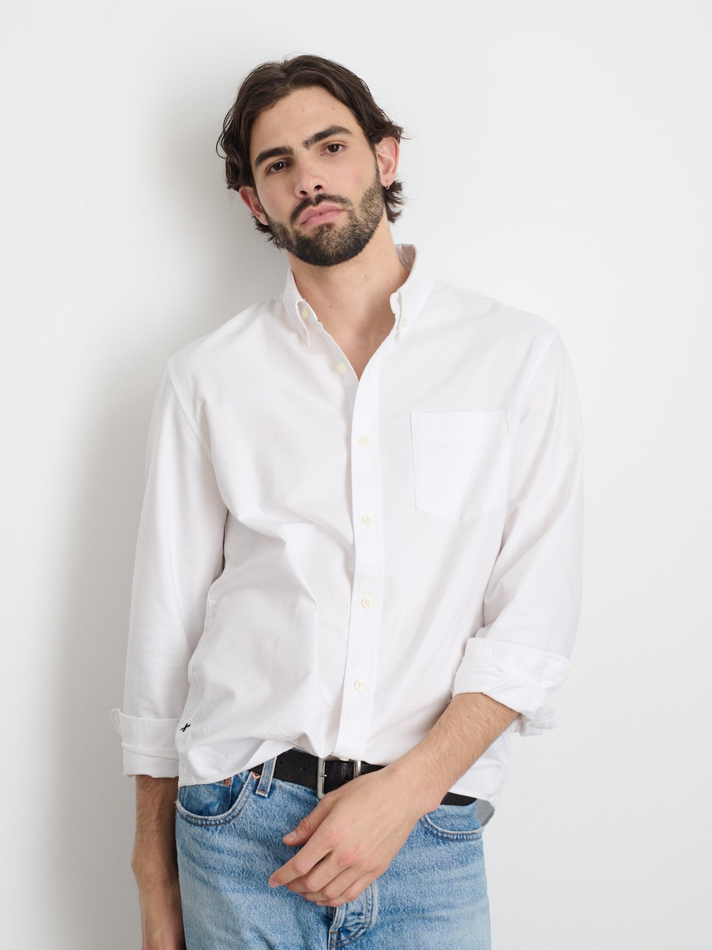 Alex Mill Mill Shirt in Oxford White