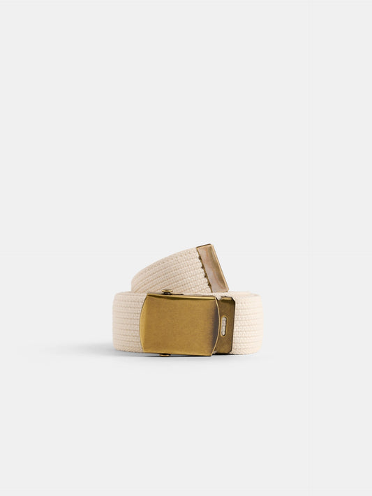 Alex Mill Solid Web Belt Natural