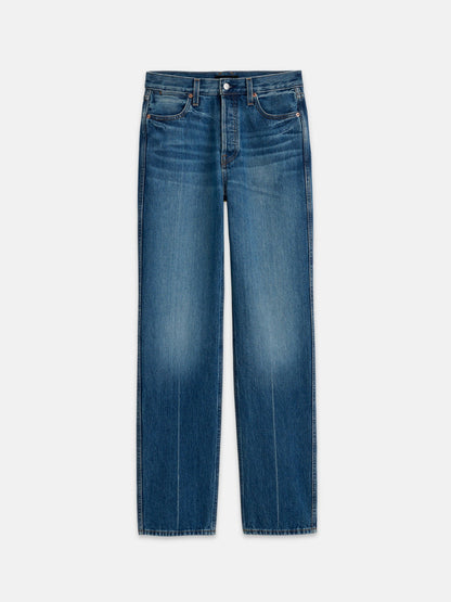 Alex Mill Carla High Rise Straight Jean Vintage Dark Indigo