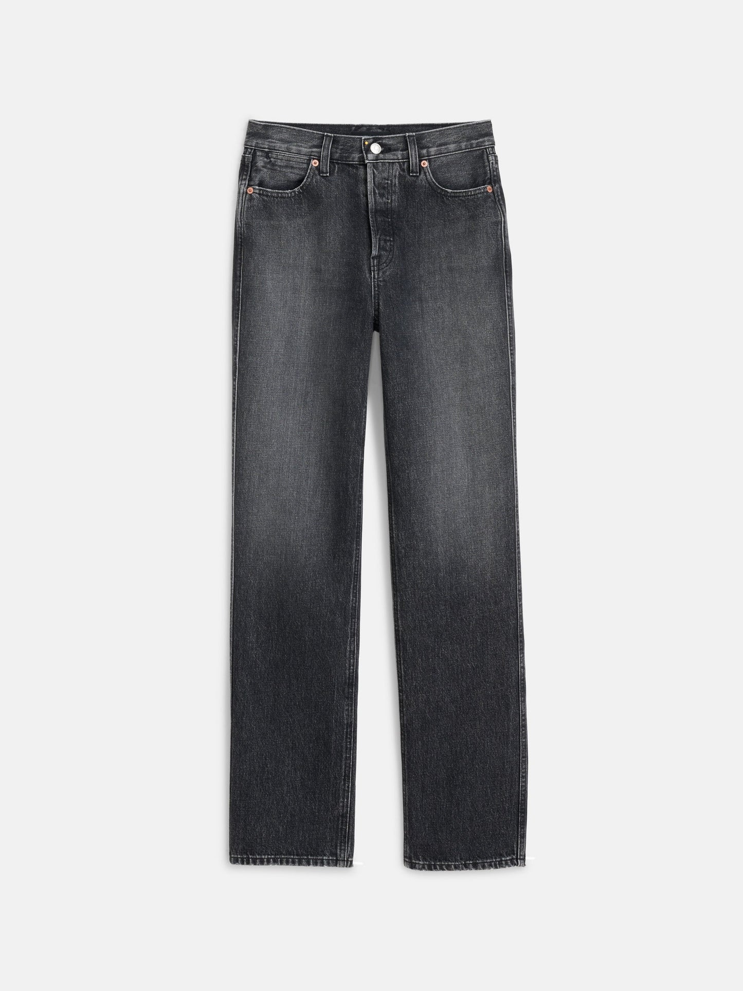 Alex Mill The Carla High Rise Straight Zurich Black Wash