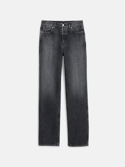 Alex Mill The Carla High Rise Straight Zurich Black Wash
