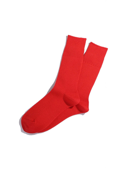 Alex Mill Anonymousism Brilliant Crew Sock Red