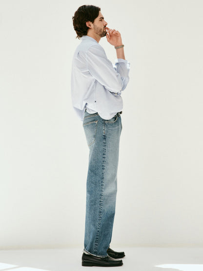 Alex Mill AM Relaxed Straight 5 Pocket Jean Antique Indigo