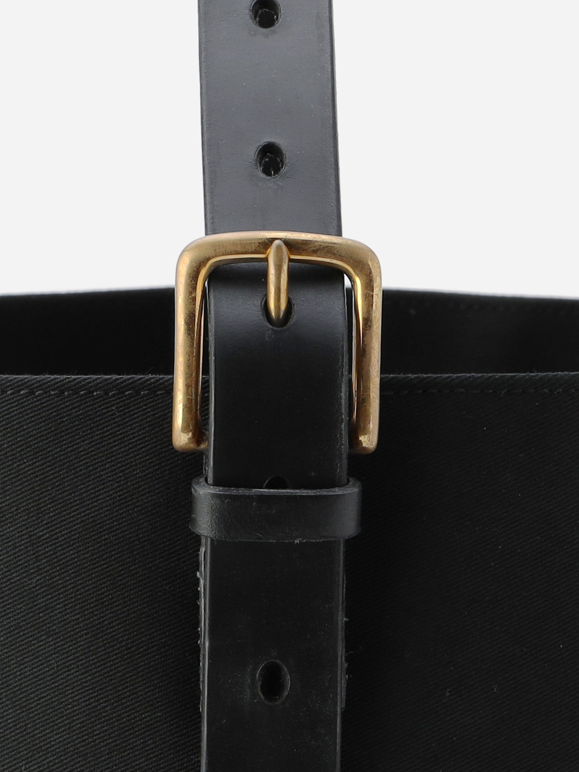 Alex Mill Brady Leven Large Canvas Shoulder Bag Black