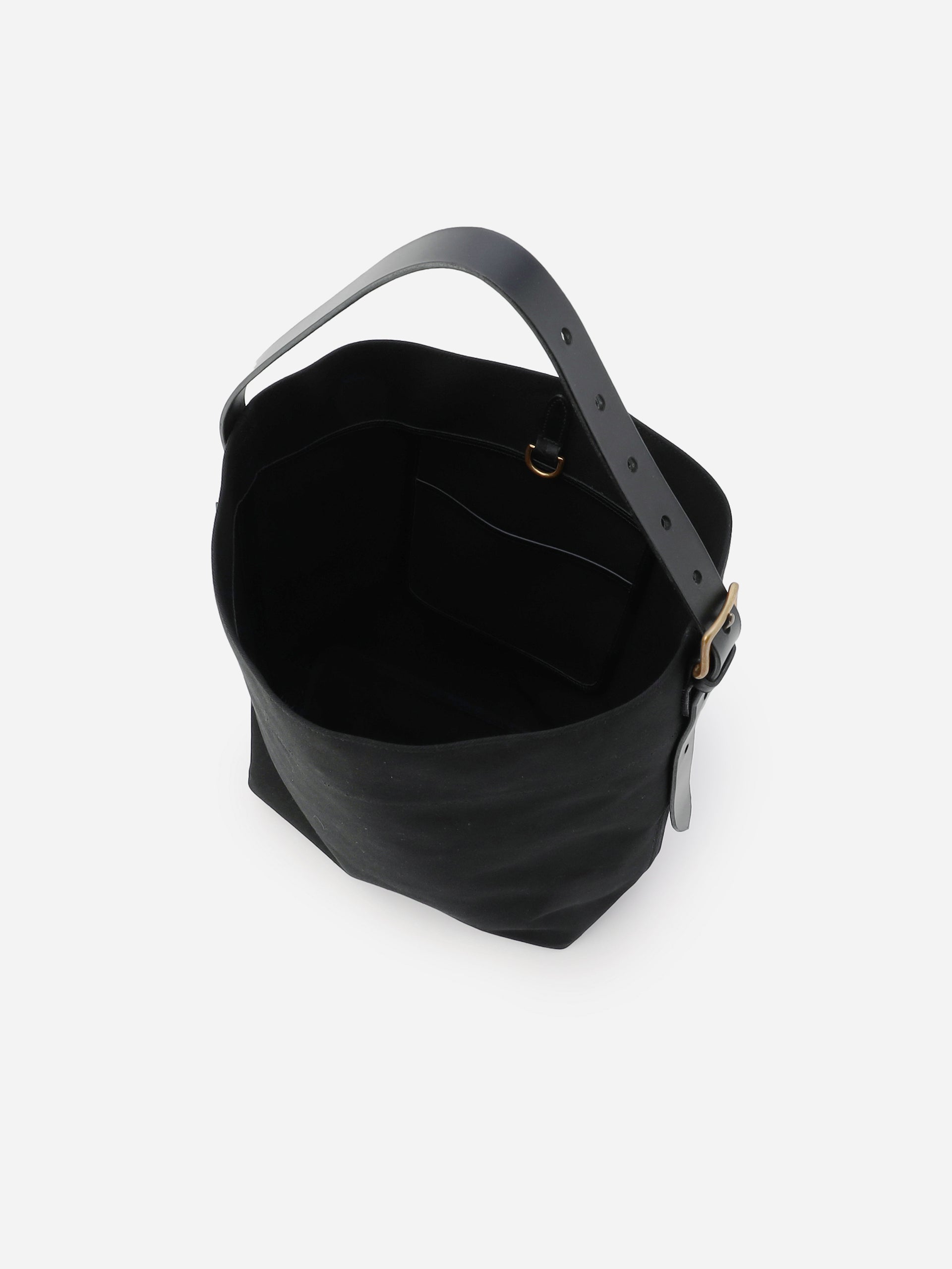 Alex Mill Brady Leven Large Canvas Shoulder Bag Black