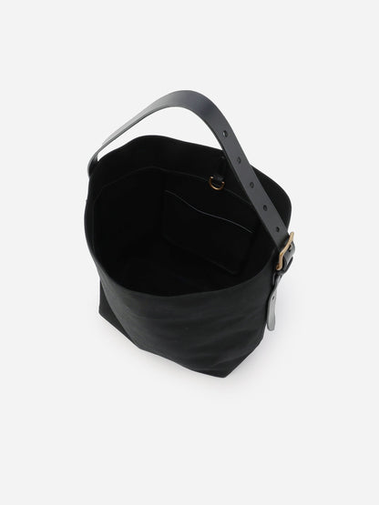 Alex Mill Brady Leven Large Canvas Shoulder Bag Black