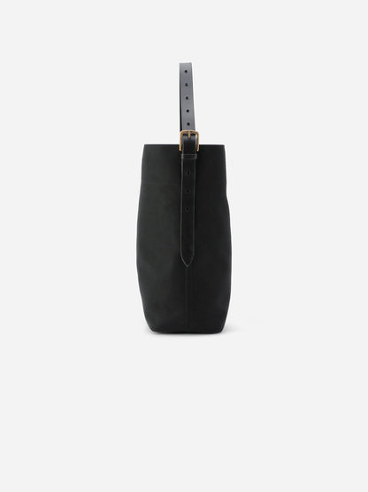 Alex Mill Brady Leven Large Canvas Shoulder Bag Black