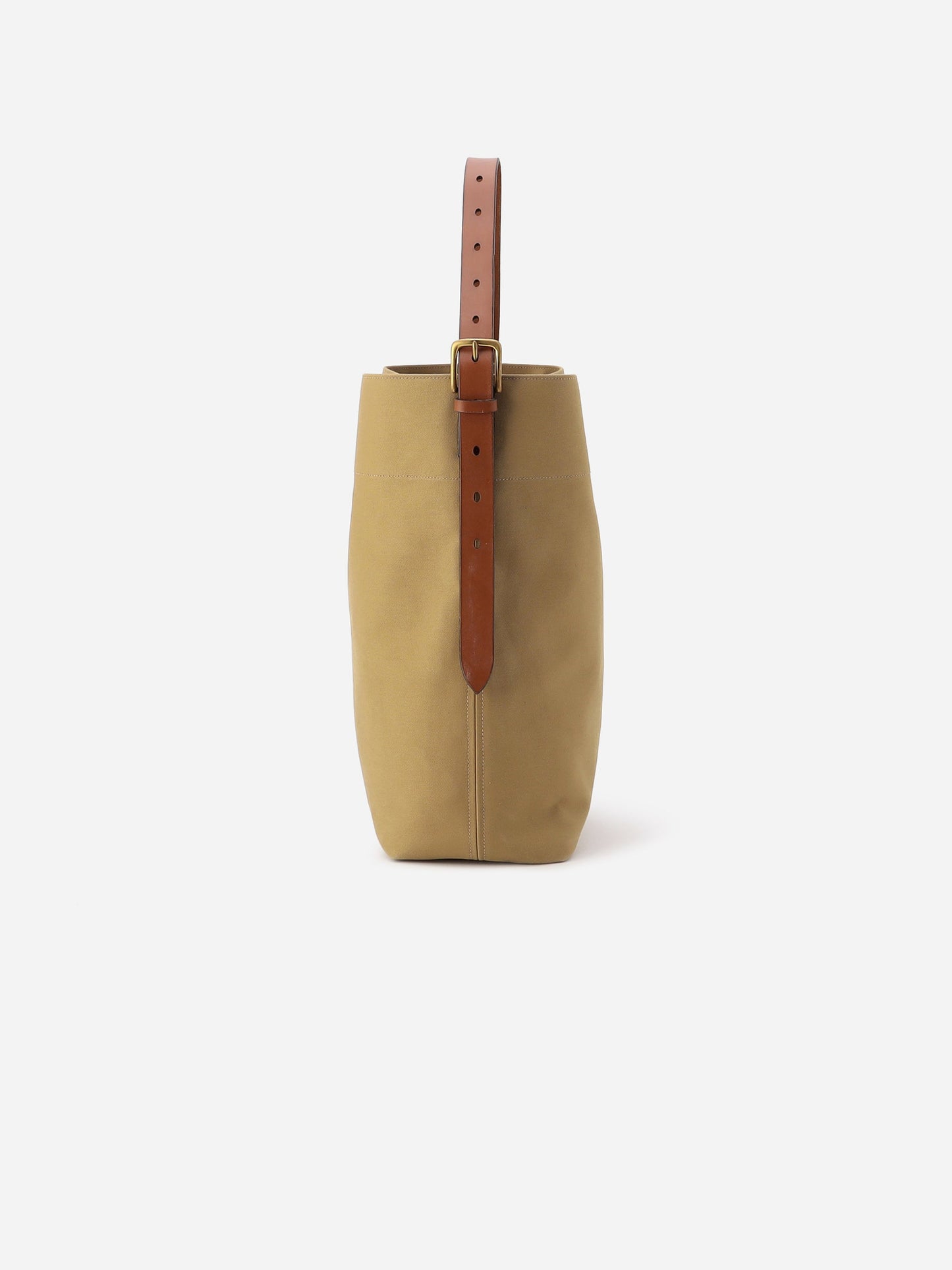 Alex Mill Brady Leven Large Canvas Shoulder Bag Khaki