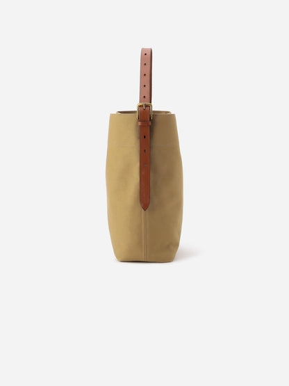 Alex Mill Brady Leven Large Canvas Shoulder Bag Khaki