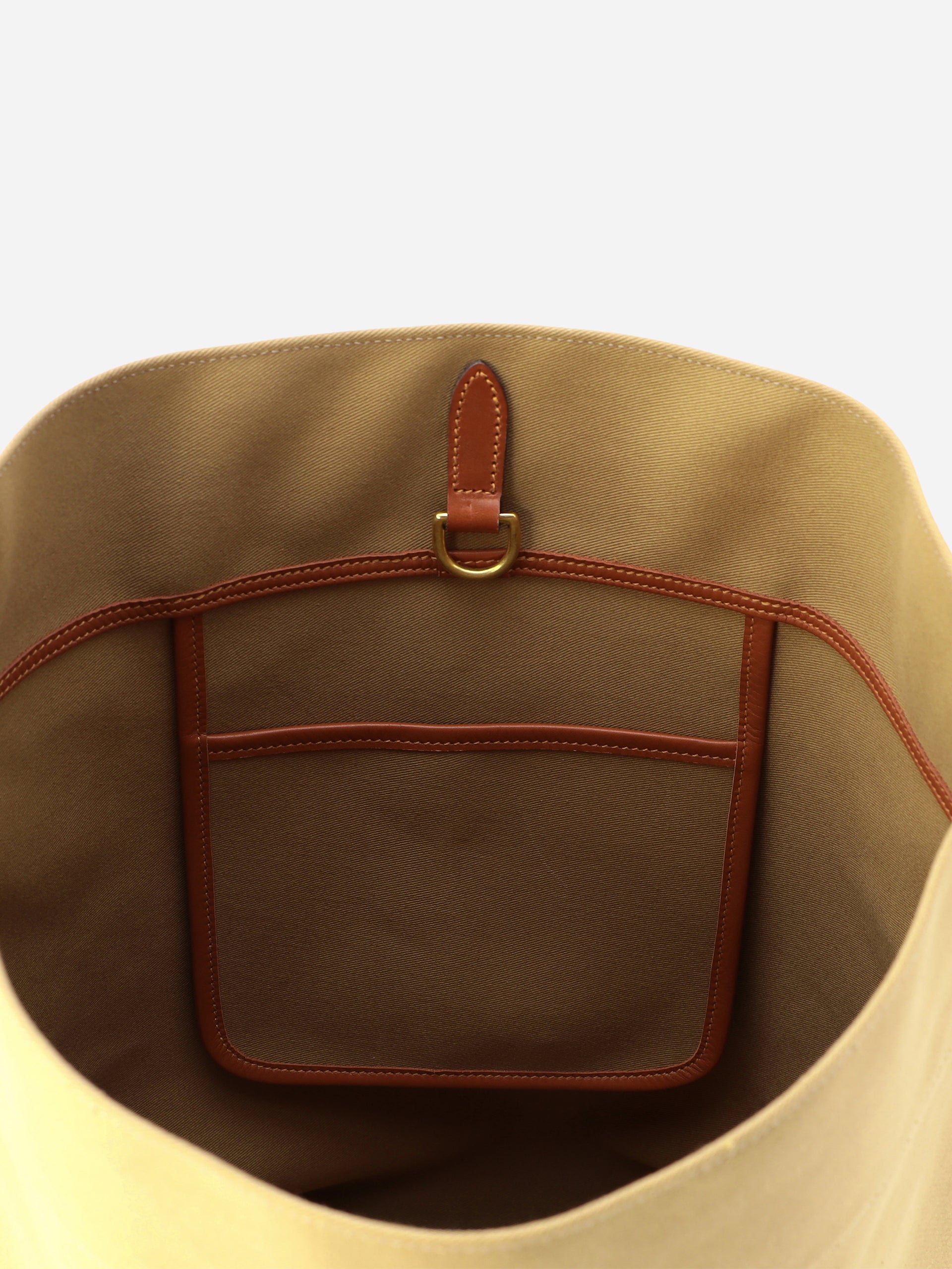 Alex Mill Brady Leven Large Canvas Shoulder Bag Khaki