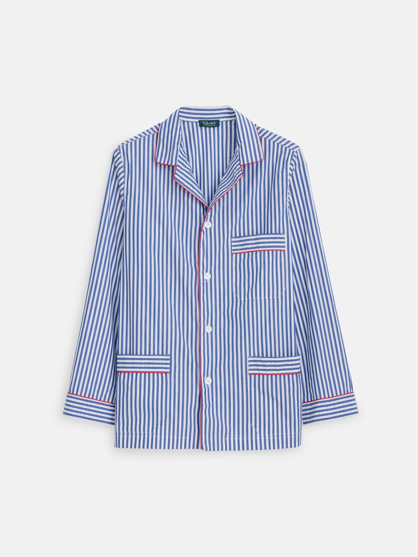 Alex Mill Schostal x Alex Mill Striped Long Sleeve Pajama Set Navy Stripe