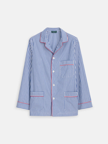 Alex Mill Schostal x Alex Mill Striped Long Sleeve Pajama Set Navy Stripe