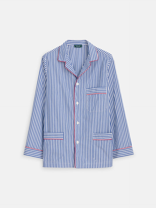 Alex Mill Schostal x Alex Mill Striped Long Sleeve Pajama Set Navy Stripe