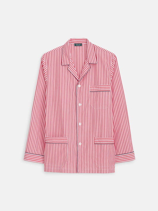 Alex Mill Schostal x Alex Mill Striped Long Sleeve Pajama Set Red Stripe