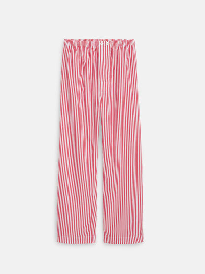Alex Mill Schostal x Alex Mill Striped Long Sleeve Pajama Set Red Stripe