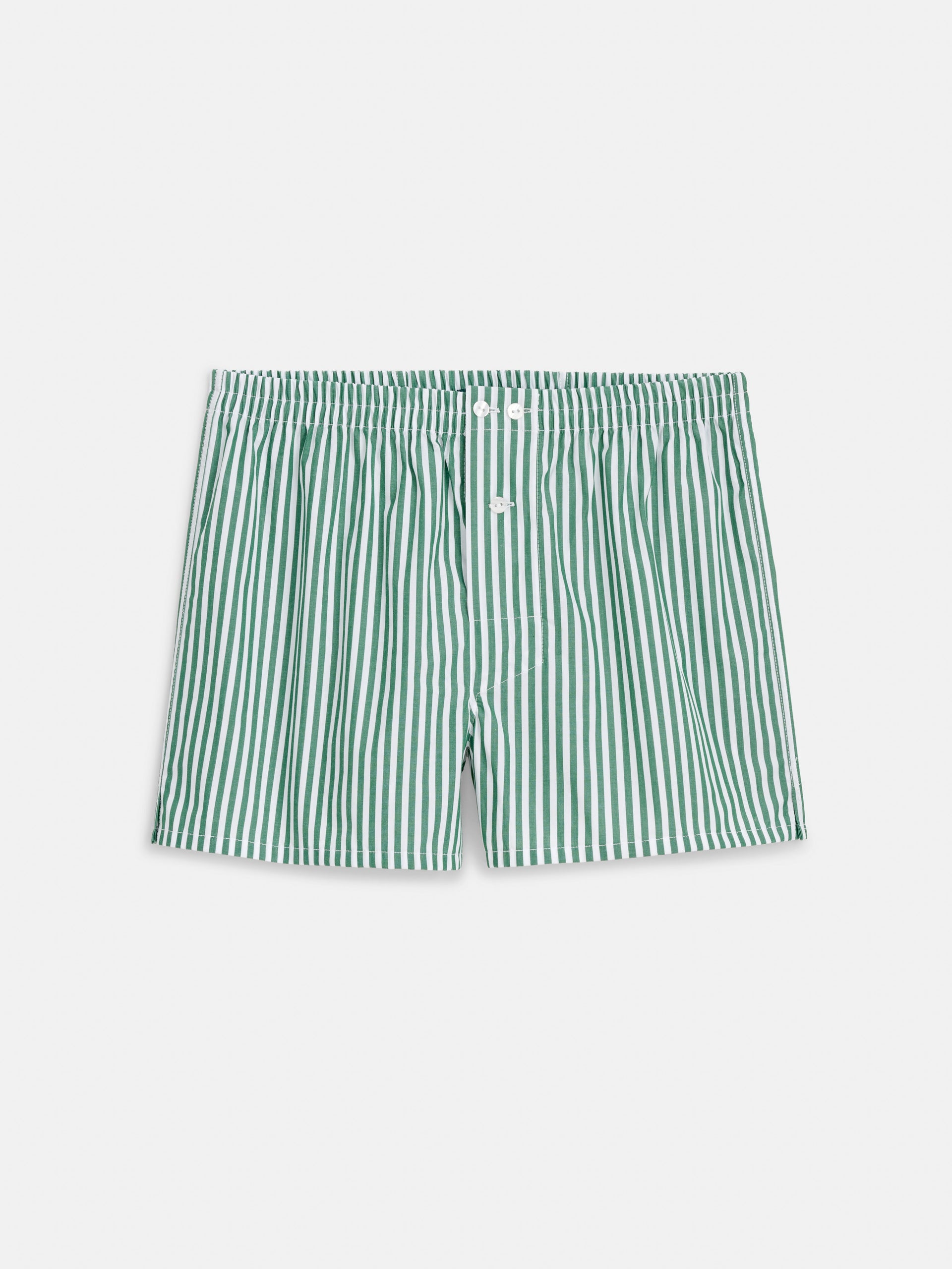 Alex Mill Schostal x Alex Mill Boxer Shorts Green Stripe