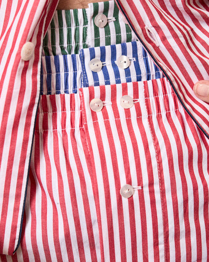 Alex Mill Schostal x Alex Mill Boxer Shorts Navy Stripe