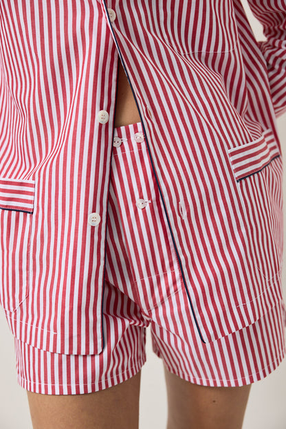 Alex Mill Schostal x Alex Mill Boxer Shorts Red Stripe