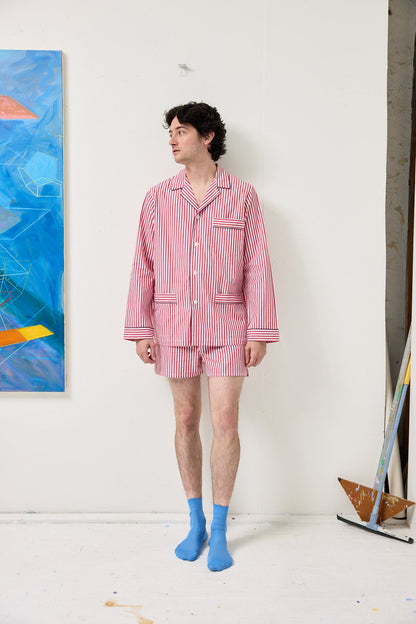 Alex Mill Schostal x Alex Mill Boxer Shorts Red Stripe