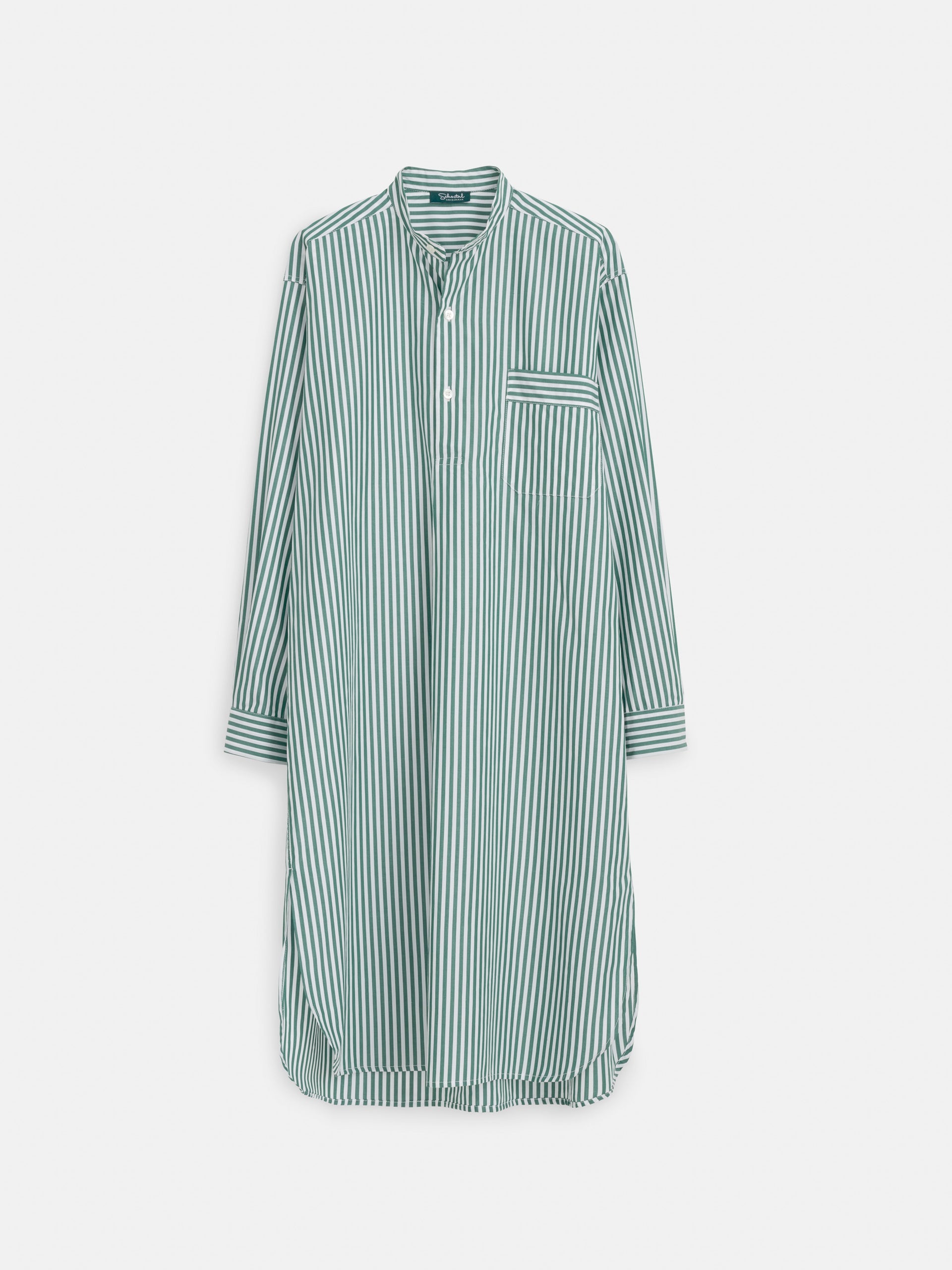 Alex Mill Schostal x Alex Mill Nightshirt Green Stripe